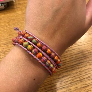 Handmade wrap bracelet